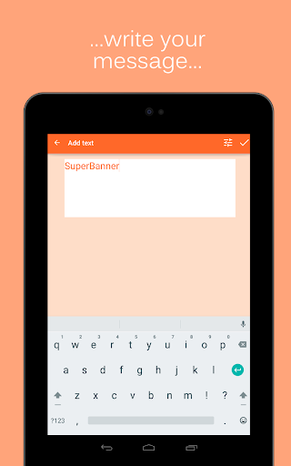 SuperBanner - Text Banners - Image screenshot of android app