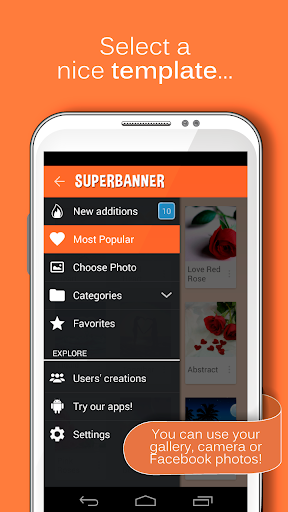 SuperBanner - Text Banners - Image screenshot of android app