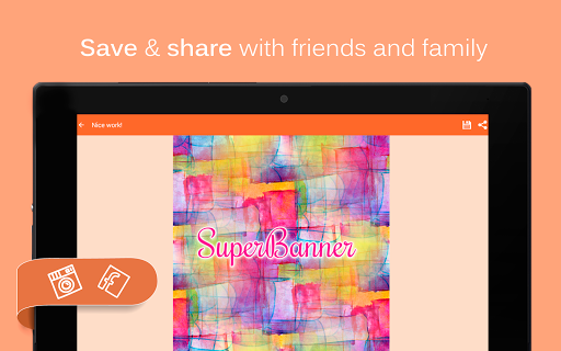 SuperBanner - Text Banners - Image screenshot of android app