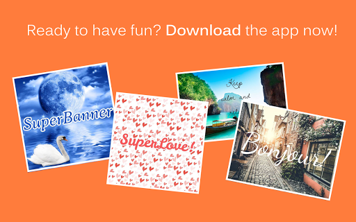SuperBanner - Text Banners - Image screenshot of android app