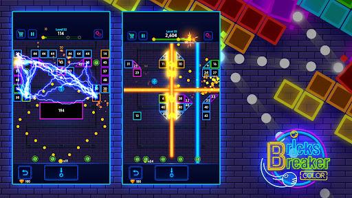 Bricks Breaker Color - Gameplay image of android game