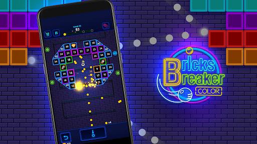 Bricks Breaker Color - Gameplay image of android game