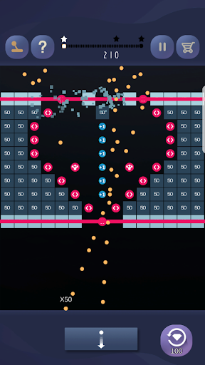 Bricks Breaker Shooting - Gameplay image of android game