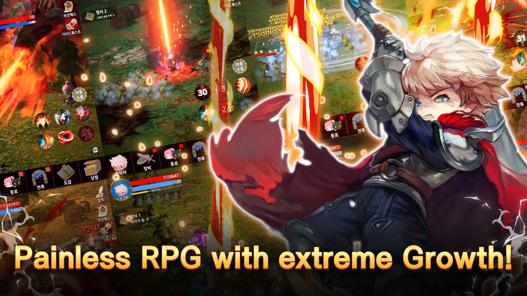 Blood Knight: Idle 3D RPG - Gameplay image of android game