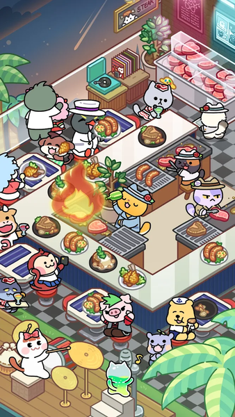 Catstaurant : Cat Chefs - Gameplay image of android game
