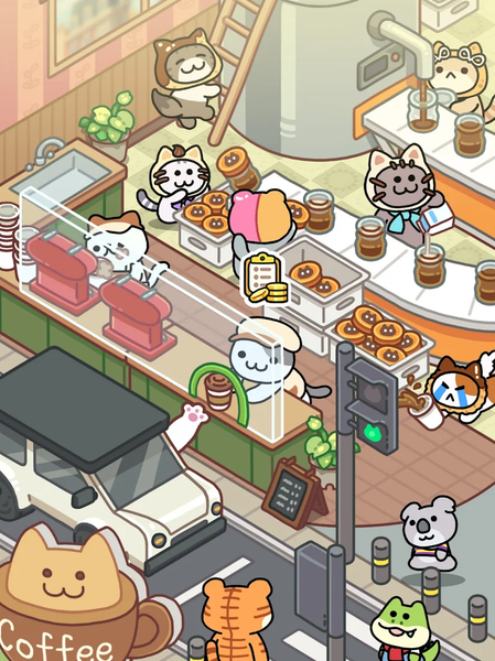 Catstaurant : Cat Chefs - Gameplay image of android game