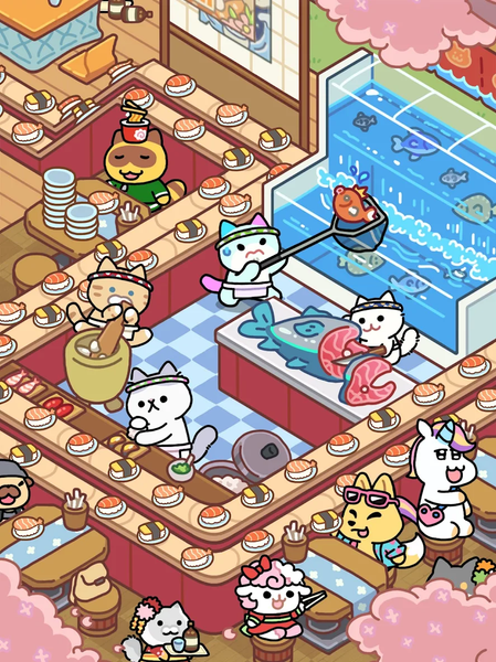 Catstaurant : Cat Chefs - Gameplay image of android game