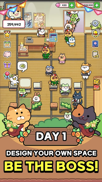 Catstaurant : Cat Chefs - Gameplay image of android game
