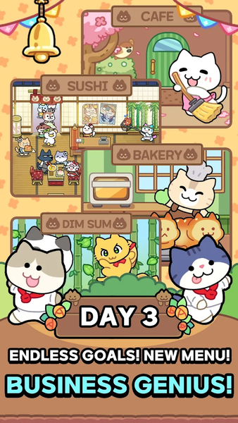 Catstaurant : Cat Chefs - Gameplay image of android game