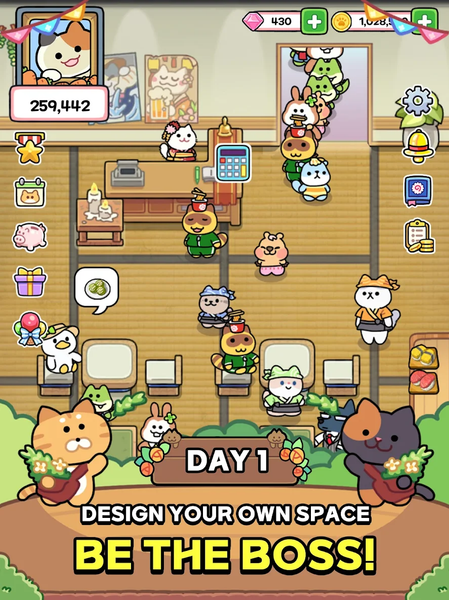Catstaurant : Cat Chefs - Gameplay image of android game