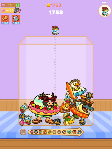 Drop Merge® : Brainrot - Gameplay image of android game