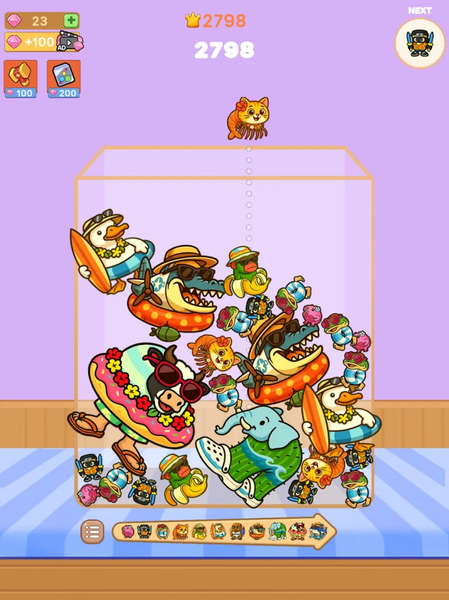 Drop Merge® : Brainrot - Gameplay image of android game