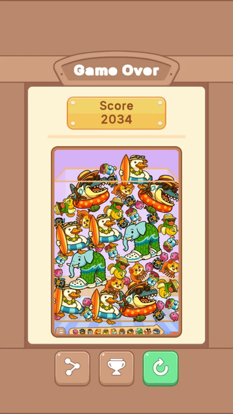 Drop Merge® : Brainrot - Gameplay image of android game