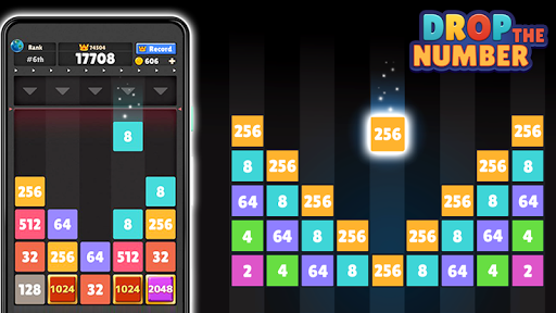 Drop The Number® : Merge Game - Gameplay image of android game