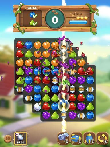 Fruits Garden : Merge Puzzle - Gameplay image of android game