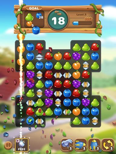 Fruits Garden : Merge Puzzle - Gameplay image of android game