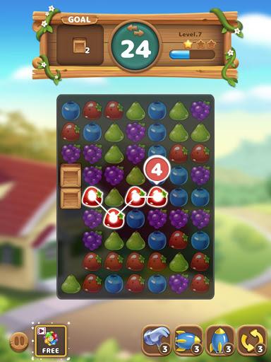 Fruits Garden : Merge Puzzle - Gameplay image of android game