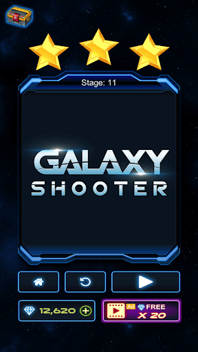 Bricks Breaker Galaxy Shooter - Gameplay image of android game