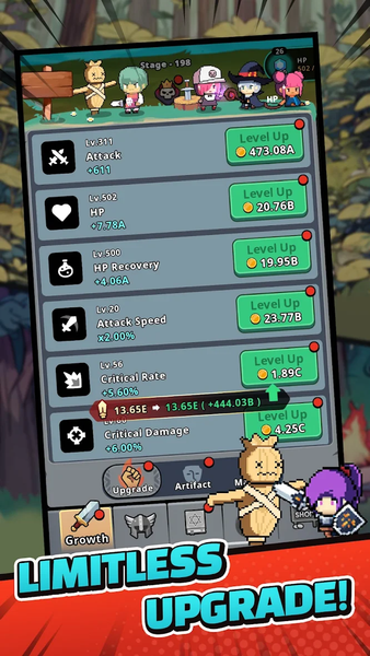 Tiny Quest : ۴۰۸۰ Summon Gift - عکس بازی موبایلی اندروید