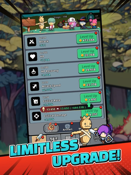 Tiny Quest : ۴۰۸۰ Summon Gift - عکس بازی موبایلی اندروید