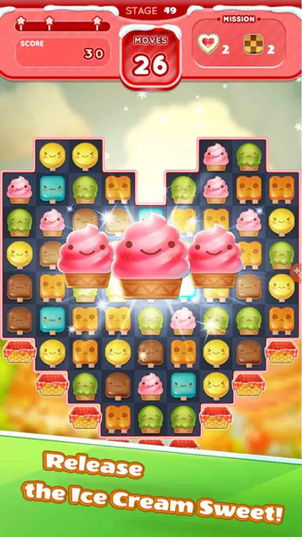 Ice Cream Mania :  Puzzle Game - Gameplay image of android game