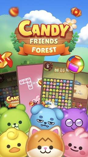 Candy Friends Forest : Match 3 - عکس بازی موبایلی اندروید