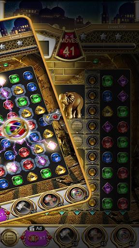 Jewels Magic Lamp : Match 3 - عکس بازی موبایلی اندروید