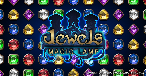 Jewels Magic Lamp : Match ۳ - عکس بازی موبایلی اندروید