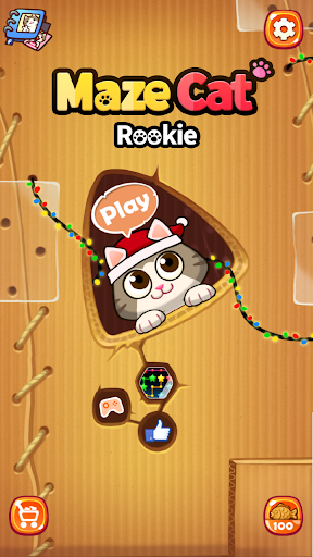 Maze Cat - Rookie - Gameplay image of android game