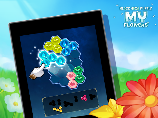 Block Hexa Puzzle: My Flower - Gameplay image of android game