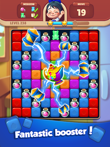 Hello Candy Blast:Puzzle Match - Gameplay image of android game