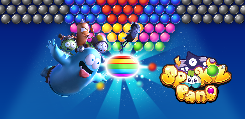 SPOOKIZ PANG: Bubble Shooting - Gameplay image of android game