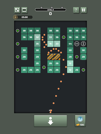 Super Bricks : Bricks Breaker - Gameplay image of android game