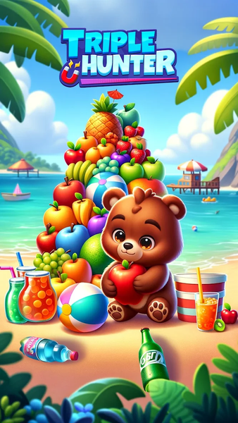 Triple Hunter : 3D Match Game - Gameplay image of android game