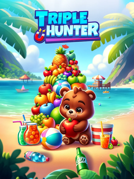 Triple Hunter : 3D Match Game - Gameplay image of android game