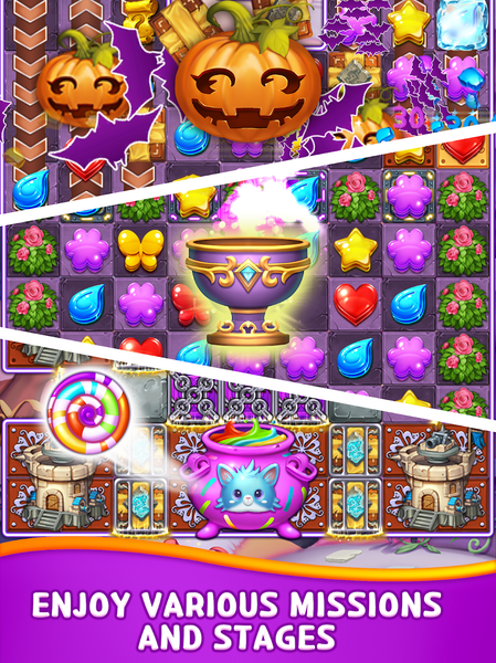 Witch N Magic: Match ۳ Puzzle - عکس برنامه موبایلی اندروید