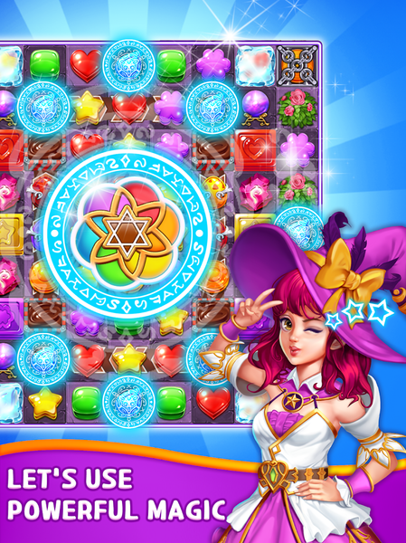 Witch N Magic: Match ۳ Puzzle - عکس برنامه موبایلی اندروید