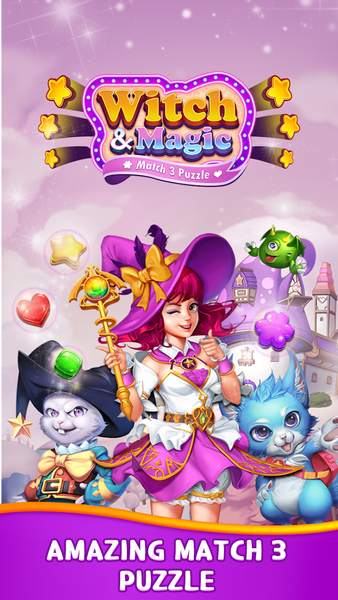 Witch N Magic: Match 3 Puzzle - Image screenshot of android app