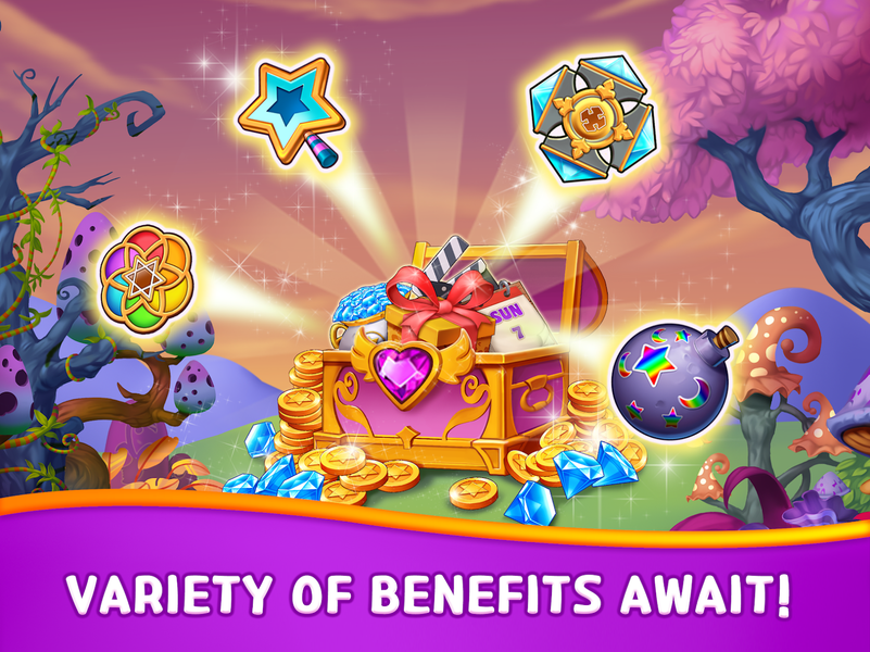 Witch N Magic: Match ۳ Puzzle - عکس برنامه موبایلی اندروید