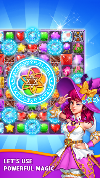 Witch N Magic: Match 3 Puzzle - Image screenshot of android app