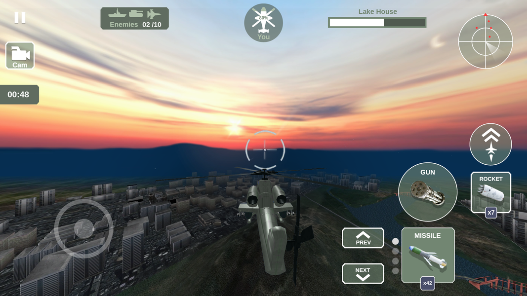 Helicopter Simulator: Warfare - عکس برنامه موبایلی اندروید