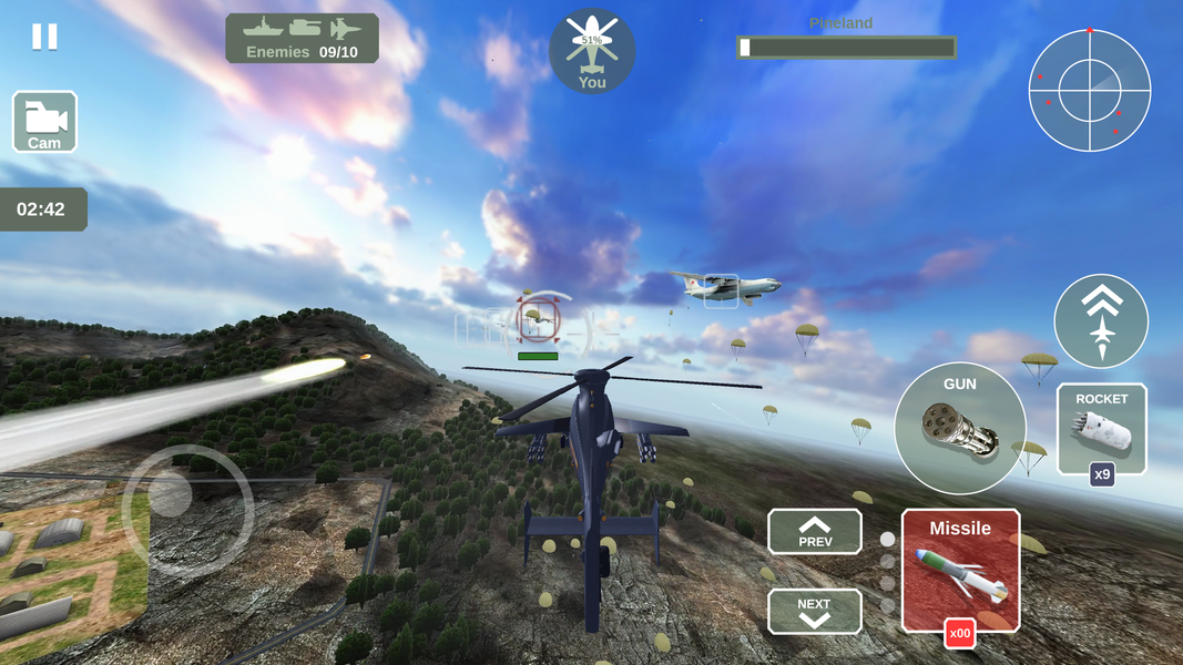 Helicopter Simulator: Warfare - عکس برنامه موبایلی اندروید