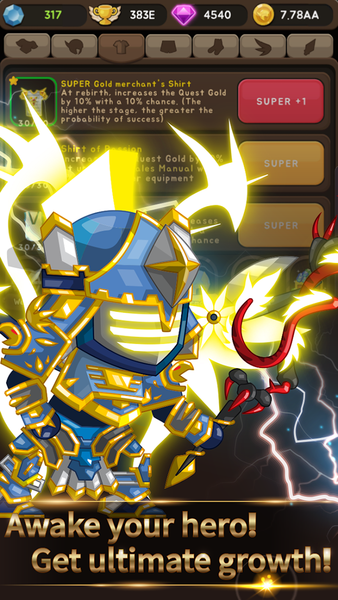 [VIP] +9 Blessing Cash Knight - Gameplay image of android game