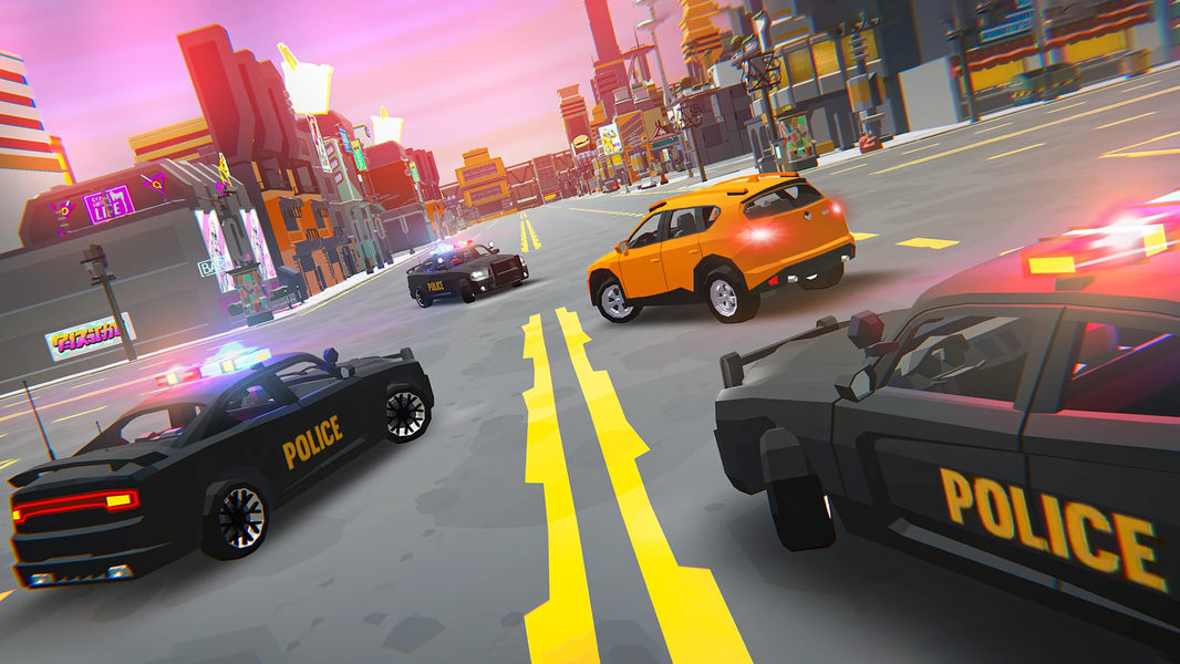 Chasing Fever: Car Chase Games - Gameplay image of android game