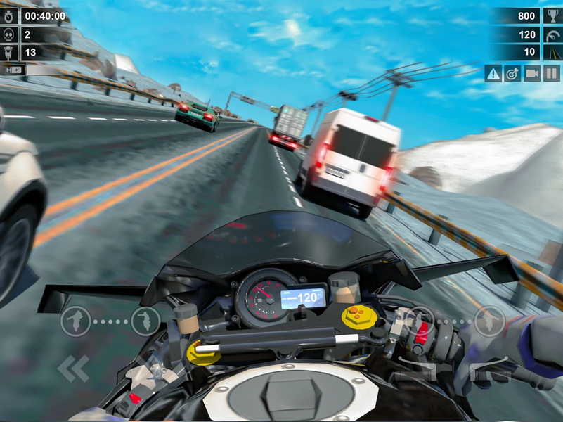 Road Rush - Street Bike Race - عکس بازی موبایلی اندروید