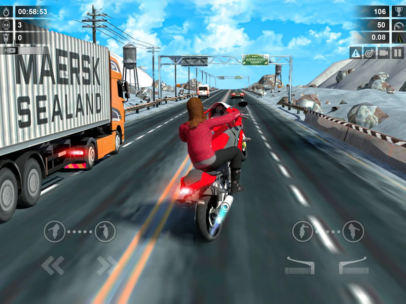 Road Rush - Street Bike Race - عکس بازی موبایلی اندروید