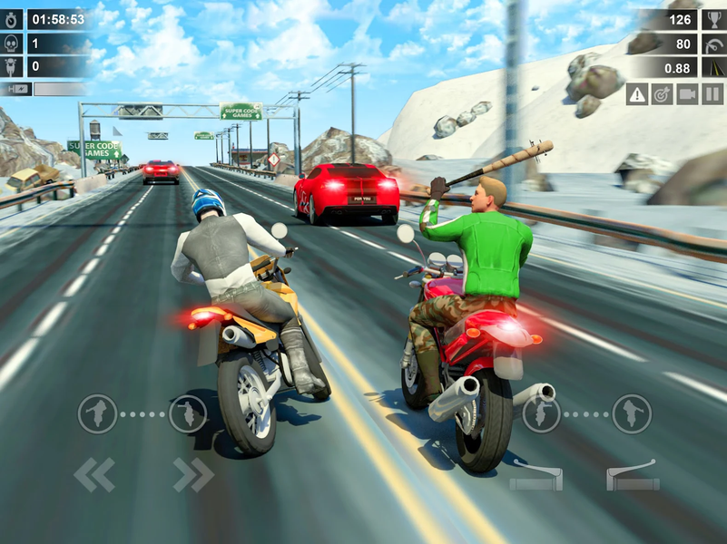 Road Rush - Street Bike Race - عکس بازی موبایلی اندروید