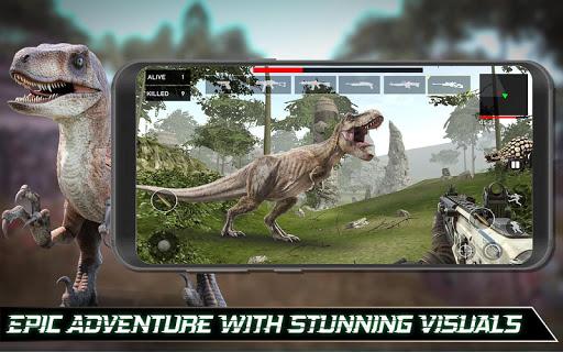 Dinosaurs Hunter 3D 2019 : Survival Island - Image screenshot of android app