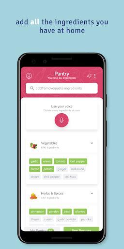 SuperCook - Recipe Generator - Image screenshot of android app