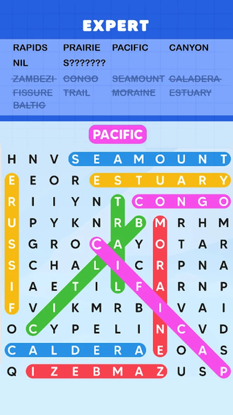 Word Search Puzzle Challenge - عکس بازی موبایلی اندروید
